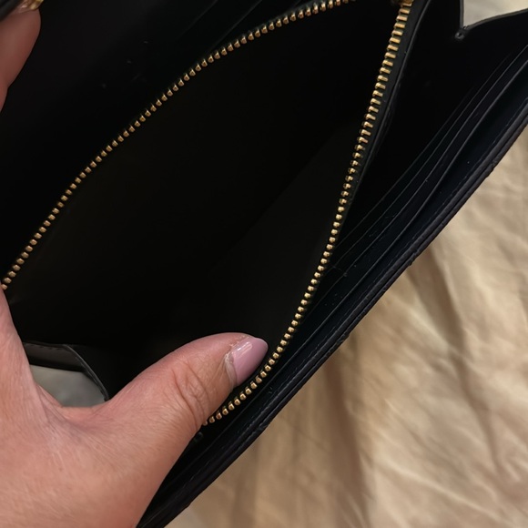 ❌SOLD❌EUC Authentic Saint Laurent Monogram Matelasse Leather Wallet Navy Blue - Picture 7 of 13